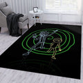 Rick and Morty 16 Area Floor Decor And Teppich, Teppiche - Outdoor Teppich, Teppich Wohnzimmer, Küchenteppich, Kinderzimmer, Modern