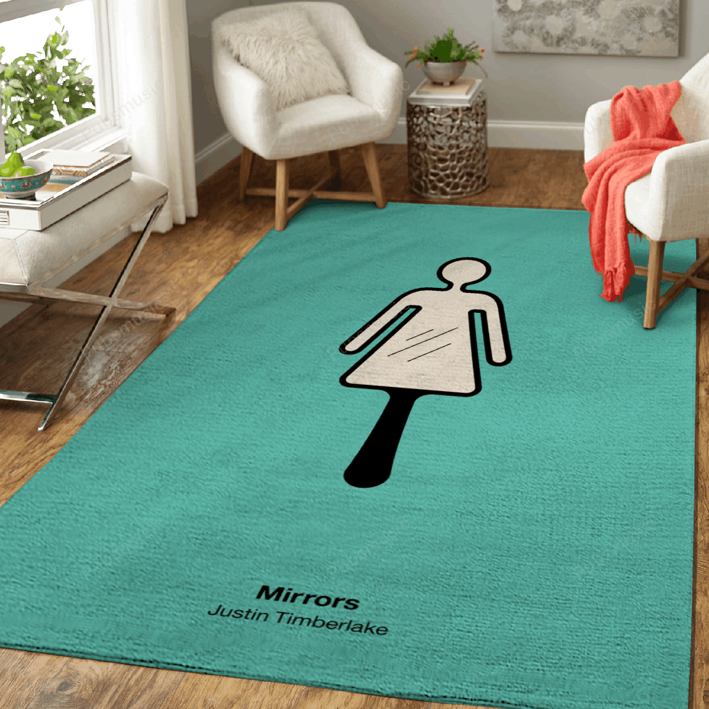 Spiegelmusik für Fans Teppich, Teppiche - Outdoor Teppich, Teppich Wohnzimmer, Küchenteppich, Kinderzimmer, Modern