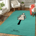 Spiegelmusik für Fans Teppich, Teppiche - Outdoor Teppich, Teppich Wohnzimmer, Küchenteppich, Kinderzimmer, Modern