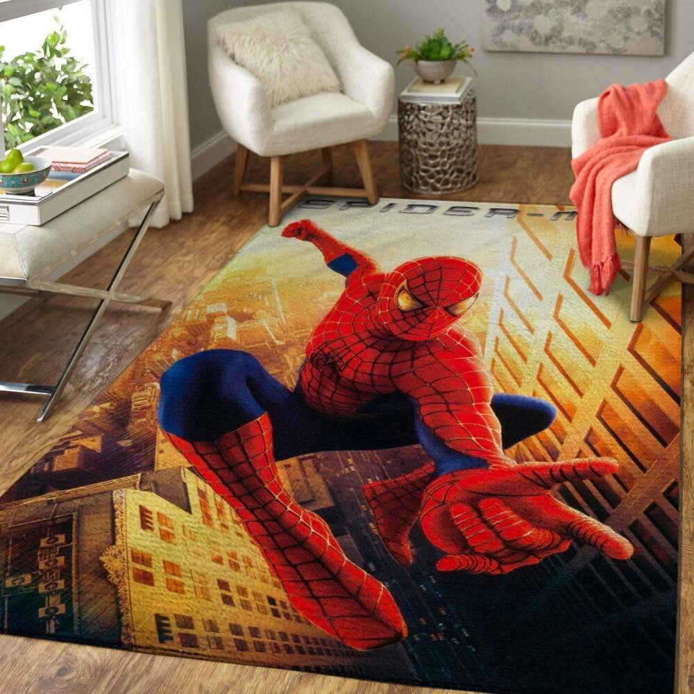 Spider Man Teppich, Teppiche - Outdoor Teppich, Teppich Wohnzimmer, Küchenteppich, Kinderzimmer, Modern