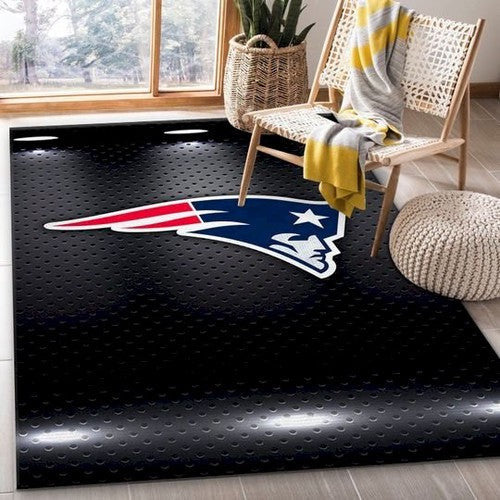 New England Patriots Nfl Schlafzimmer Us Geschenk Dekorbereich Teppich, Teppiche - Outdoor Teppich, Teppich Wohnzimmer, Küchenteppich, Kinderzimmer, Modern
