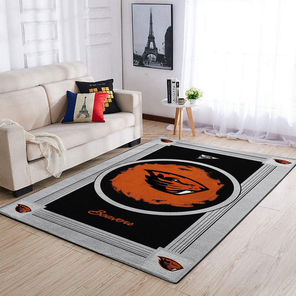 Oregon State Biber Ncaa Teppich, Teppiche - Outdoor Teppich, Teppich Wohnzimmer, Küchenteppich, Kinderzimmer, Modern