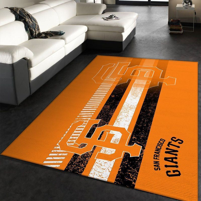 San Francisco Giants Mlb 2 Teppich, Teppiche - Outdoor Teppich, Teppich Wohnzimmer, Küchenteppich, Kinderzimmer, Modern