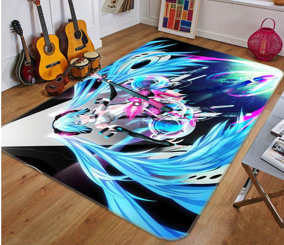 Hatsune Miku Anime 2 Teppich, Teppiche - Outdoor Teppich, Teppich Wohnzimmer, Küchenteppich, Kinderzimmer, Modern