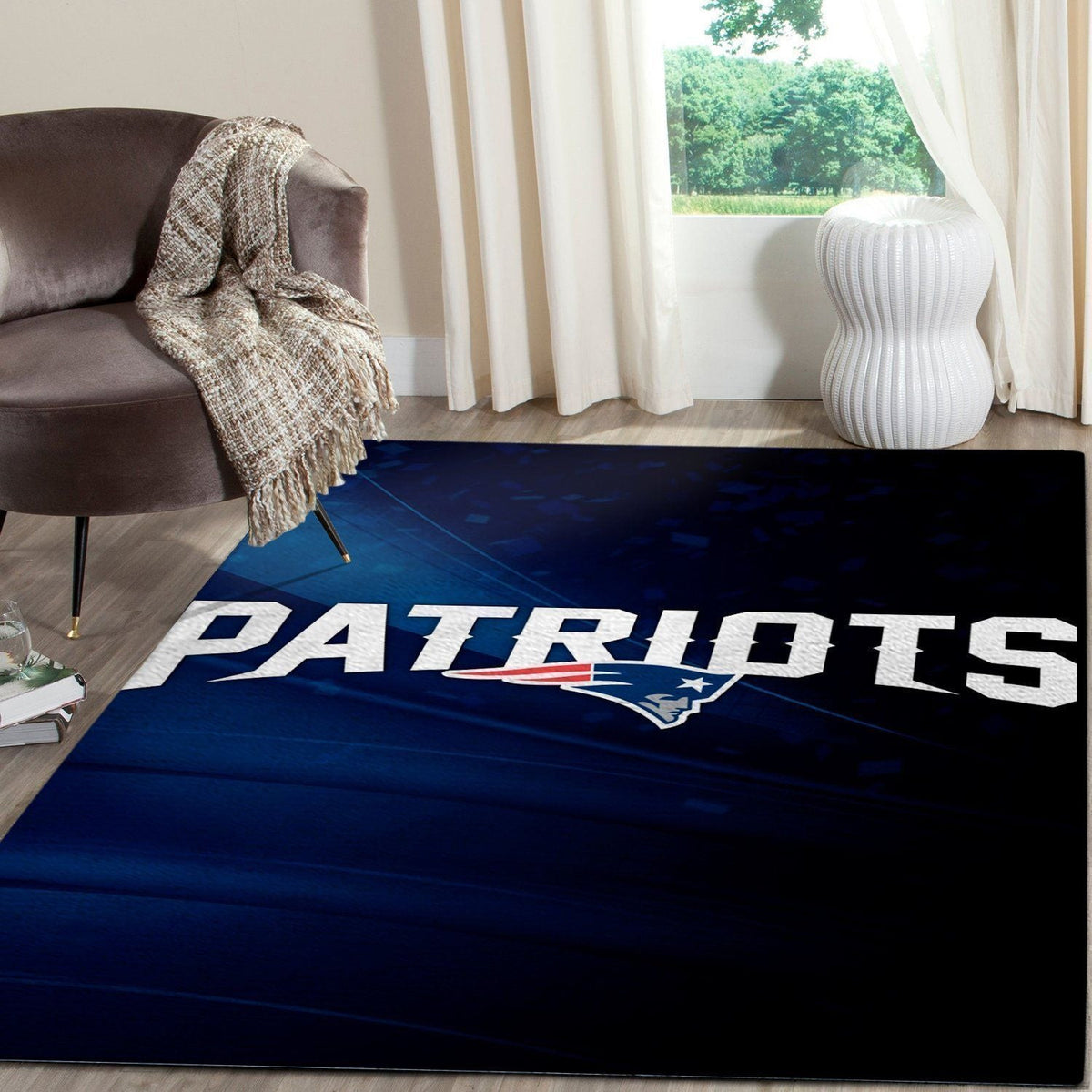 New England Patriots Area Nfl Fußballmannschaft Logo009 Teppich, Teppiche - Outdoor Teppich, Teppich Wohnzimmer, Küchenteppich, Kinderzimmer, Modern