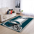 Philadelphia Eagles Nfl Area Team Logo Helm Sport Teppich, Teppiche - Outdoor Teppich, Teppich Wohnzimmer, Küchenteppich, Kinderzimmer, Modern