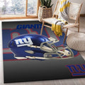 New York Giants Nfl Team Logo Helmraum Custom Area Floor Teppich, Teppiche - Outdoor Teppich, Teppich Wohnzimmer, Küchenteppich, Kinderzimmer, Modern