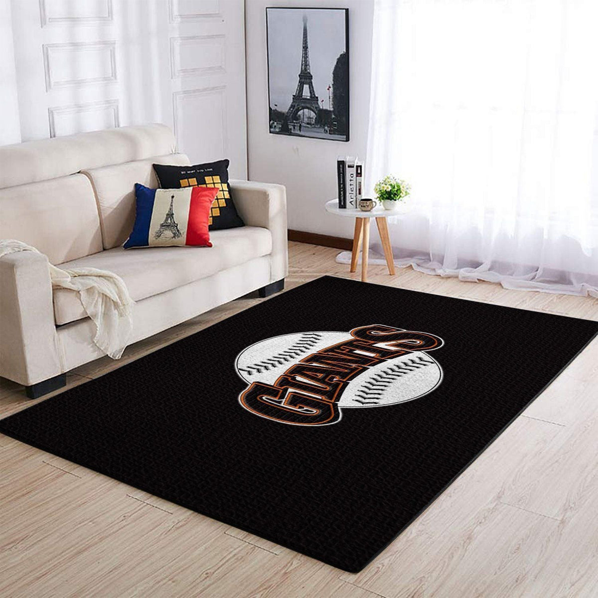 San Francisco Giants Area Mlb-Baseballteam Logo015 Teppich, Teppiche - Outdoor Teppich, Teppich Wohnzimmer, Küchenteppich, Kinderzimmer, Modern