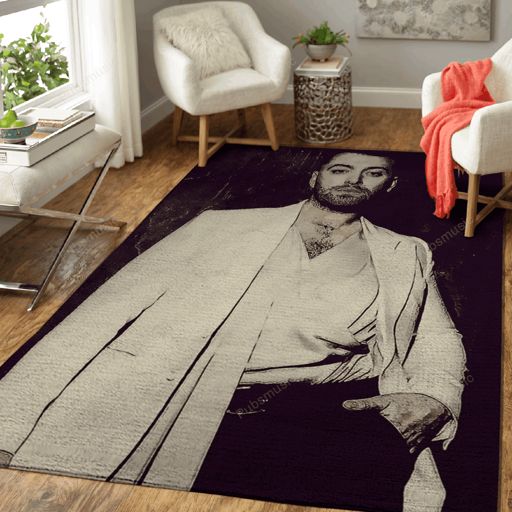 Sam Smith 16 Musik für Fans Teppich, Teppiche - Outdoor Teppich, Teppich Wohnzimmer, Küchenteppich, Kinderzimmer, Modern