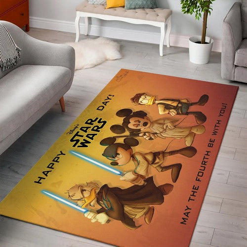 Star Wars Sci-Fi-Action-Kampf futuristisch Teppich, Teppiche - Outdoor Teppich, Teppich Wohnzimmer, Küchenteppich, Kinderzimmer, Modern