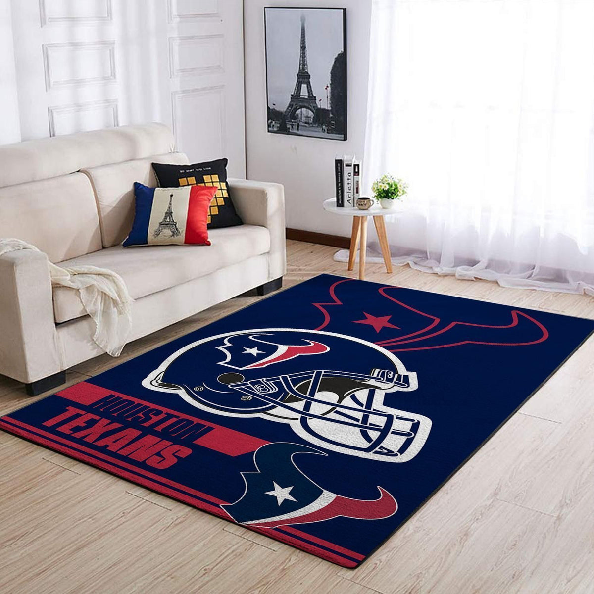 Houston Texans Nfl Team Logo Helm rechteckiger Bereich Teppich, Teppiche - Outdoor Teppich, Teppich Wohnzimmer, Küchenteppich, Kinderzimmer, Modern