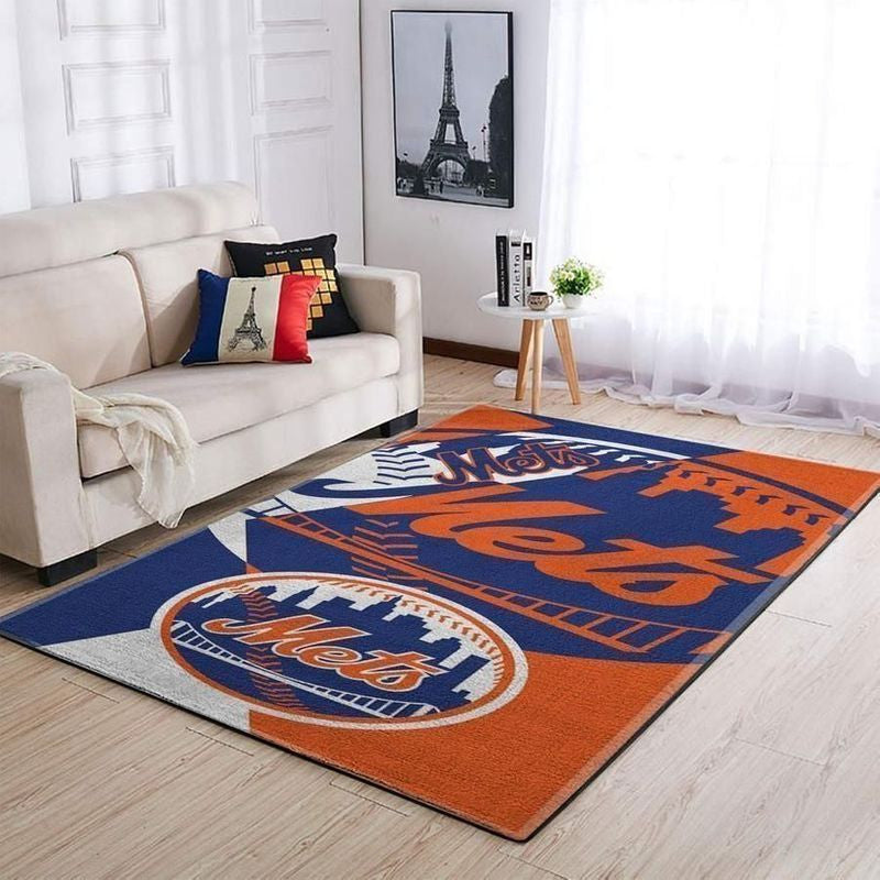 New York Mets Mlb 16 Teppich, Teppiche - Outdoor Teppich, Teppich Wohnzimmer, Küchenteppich, Kinderzimmer, Modern