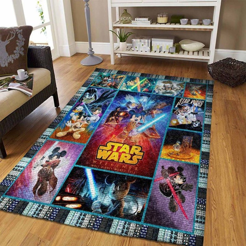 Star Wars Darth Vader Filmbereich Bodendekoration Die US-Dekoration V6 Teppich, Teppiche - Outdoor Teppich, Teppich Wohnzimmer, Küchenteppich, Kinderzimmer, Modern