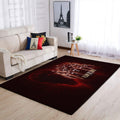 Houston Rockets Area NBA-Basketballteam Logo007 Teppich, Teppiche - Outdoor Teppich, Teppich Wohnzimmer, Küchenteppich, Kinderzimmer, Modern