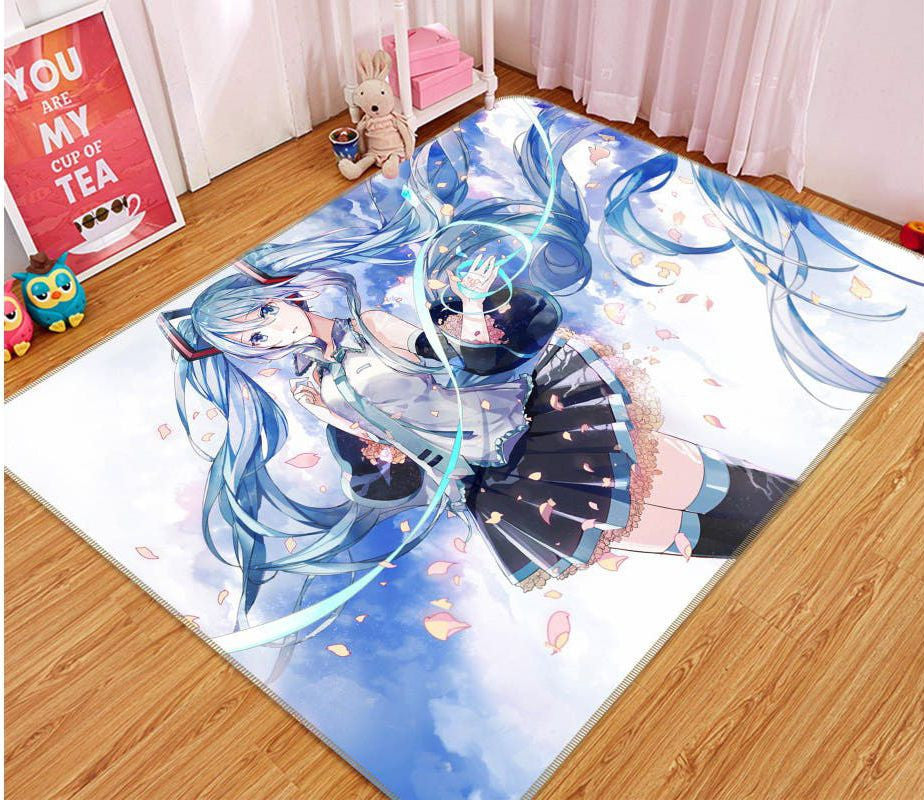 Hatsune Miku-Anime 78 Teppich, Teppiche - Outdoor Teppich, Teppich Wohnzimmer, Küchenteppich, Kinderzimmer, Modern