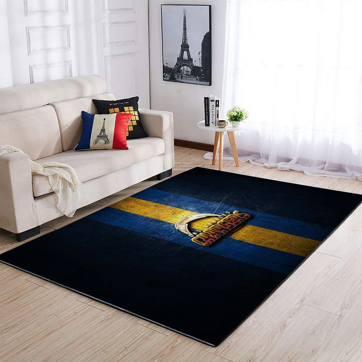 Los Angeles Chargers Area Nfl Football Team Logo003 Teppich, Teppiche - Outdoor Teppich, Teppich Wohnzimmer, Küchenteppich, Kinderzimmer, Modern
