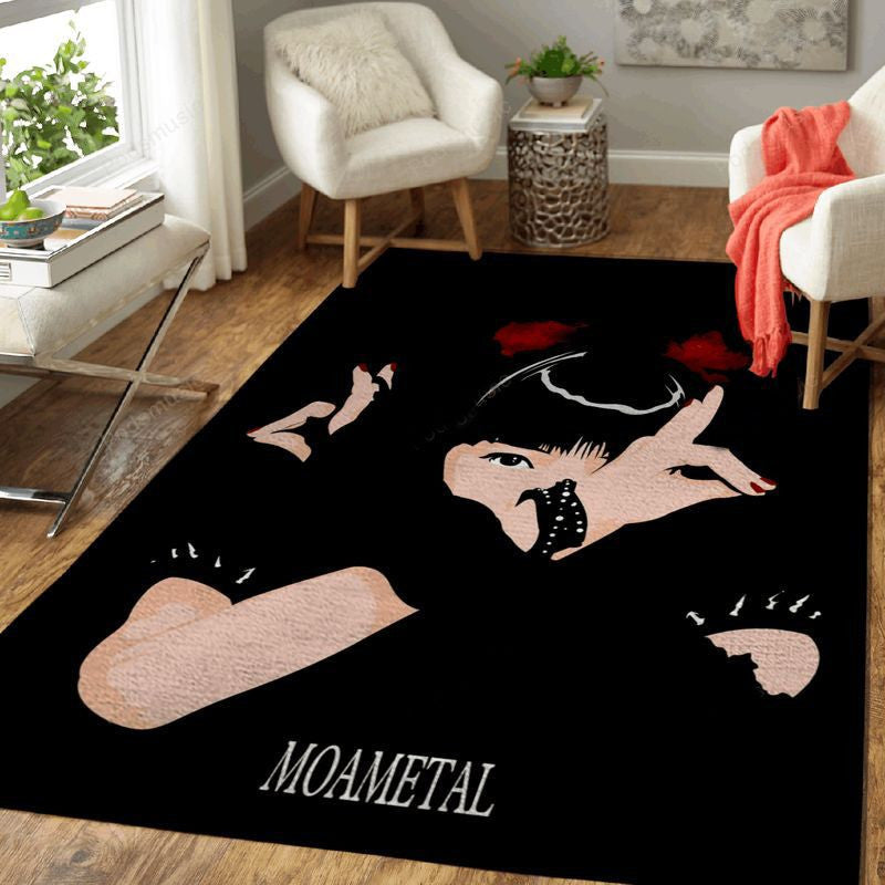 Moametal Babymetal-Musik Teppich, Teppiche - Outdoor Teppich, Teppich Wohnzimmer, Küchenteppich, Kinderzimmer, Modern
