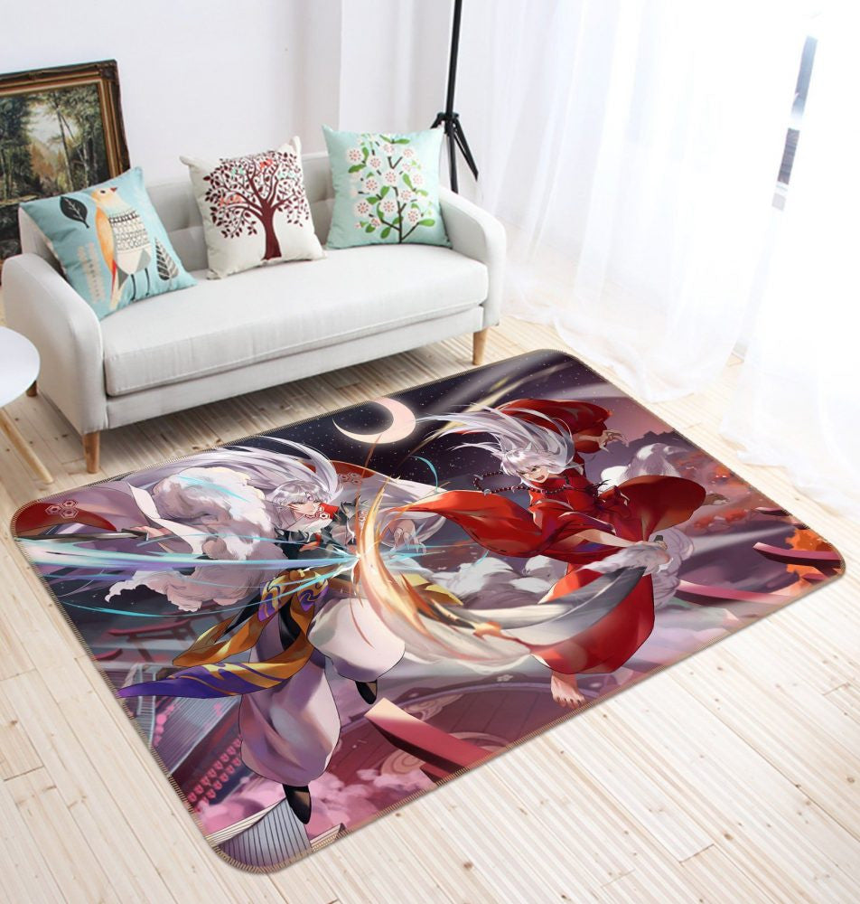Inuyasha-Anime 16 Teppich, Teppiche - Outdoor Teppich, Teppich Wohnzimmer, Küchenteppich, Kinderzimmer, Modern