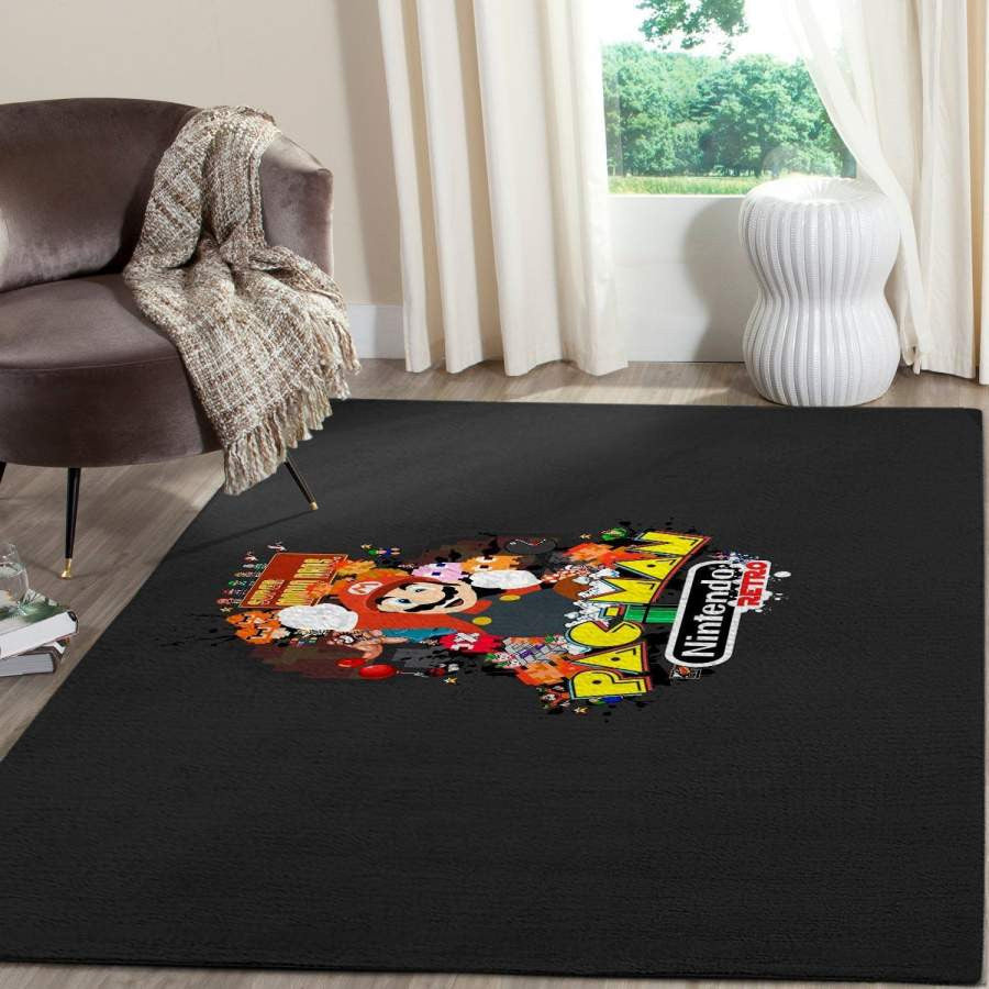 Nintendo Gamer Gaming Gfd 1912067 Teppich, Teppiche - Outdoor Teppich, Teppich Wohnzimmer, Küchenteppich, Kinderzimmer, Modern