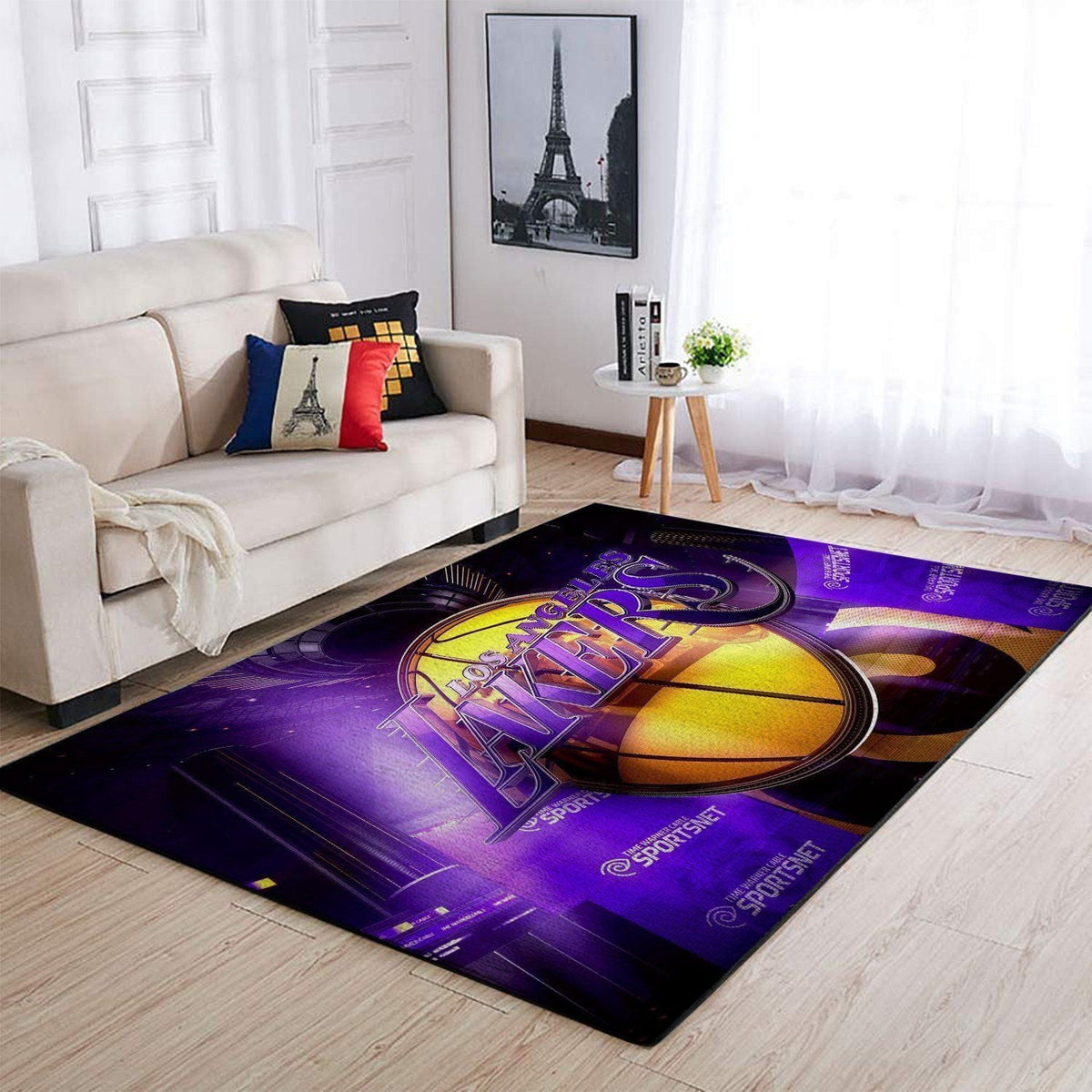 Los Angeles Lakers Bereich NBA-Basketballteam Logo026 Teppich, Teppiche - Outdoor Teppich, Teppich Wohnzimmer, Küchenteppich, Kinderzimmer, Modern