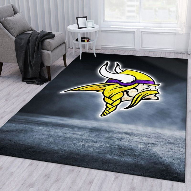 Minnesota Vikings Football Nfl 16 Teppich, Teppiche - Outdoor Teppich, Teppich Wohnzimmer, Küchenteppich, Kinderzimmer, Modern