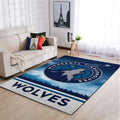 Minnesota Timberwolves Nba Area Team Logo Sport Teppich, Teppiche - Outdoor Teppich, Teppich Wohnzimmer, Küchenteppich, Kinderzimmer, Modern