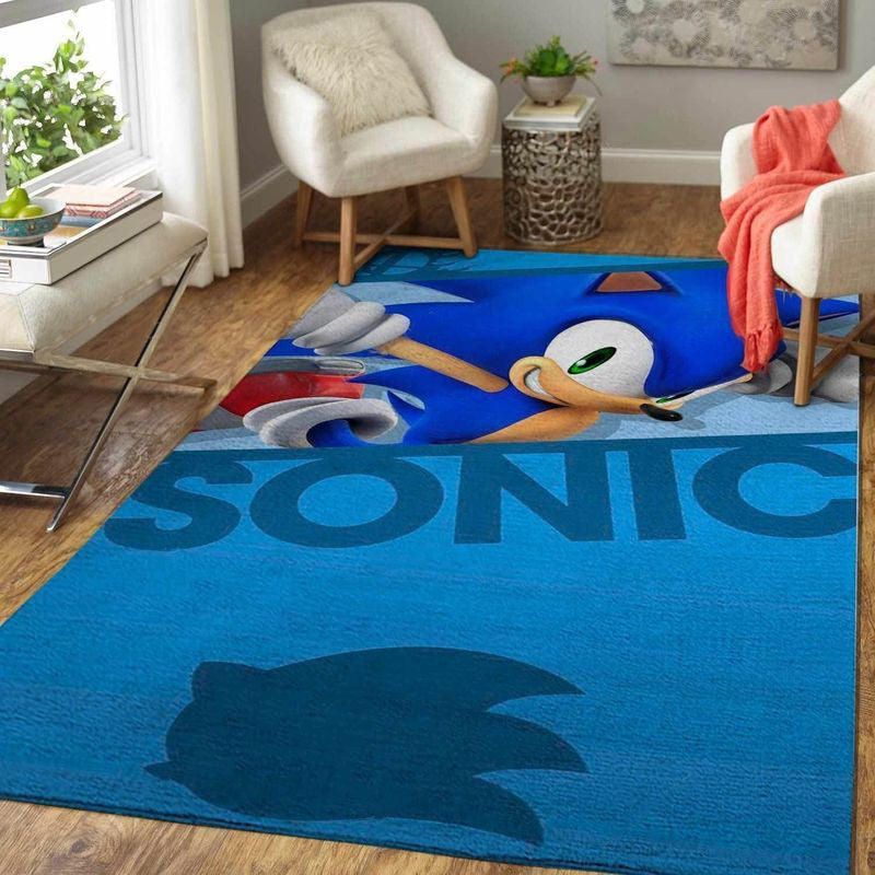 Sonic the Hedgehog 2 Teppich, Teppiche - Outdoor Teppich, Teppich Wohnzimmer, Küchenteppich, Kinderzimmer, Modern