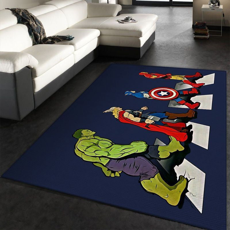 Iron Man Captain America Thor Hulk Marvel-Superheld Teppich, Teppiche - Outdoor Teppich, Teppich Wohnzimmer, Küchenteppich, Kinderzimmer, Modern
