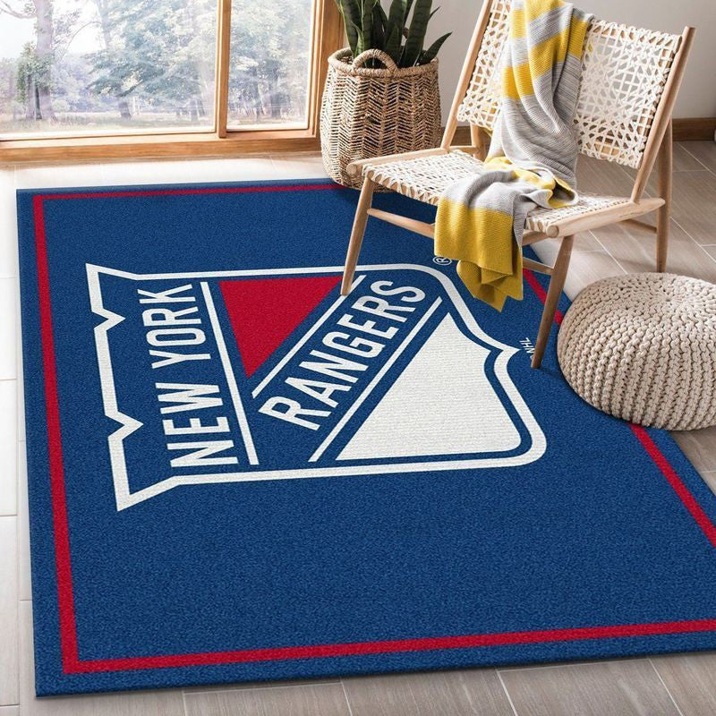 Nhl Spirit New York Rangers Teppich, Teppiche - Outdoor Teppich, Teppich Wohnzimmer, Küchenteppich, Kinderzimmer, Modern