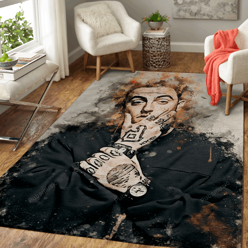 Mac Miller Rapper Musikwelt für Fans Teppich, Teppiche - Outdoor Teppich, Teppich Wohnzimmer, Küchenteppich, Kinderzimmer, Modern