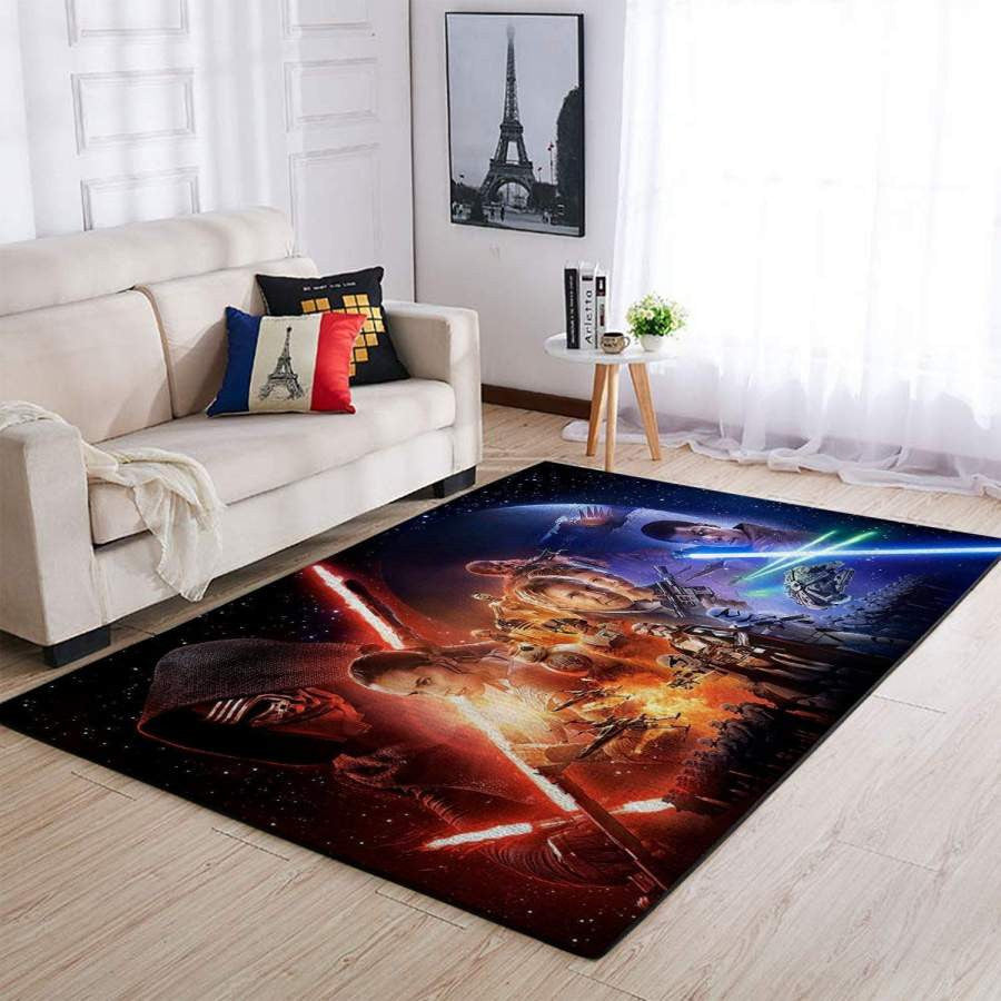 Star Wars Der letzte Jedi-Film Ofd 1909195 Teppich, Teppiche - Outdoor Teppich, Teppich Wohnzimmer, Küchenteppich, Kinderzimmer, Modern