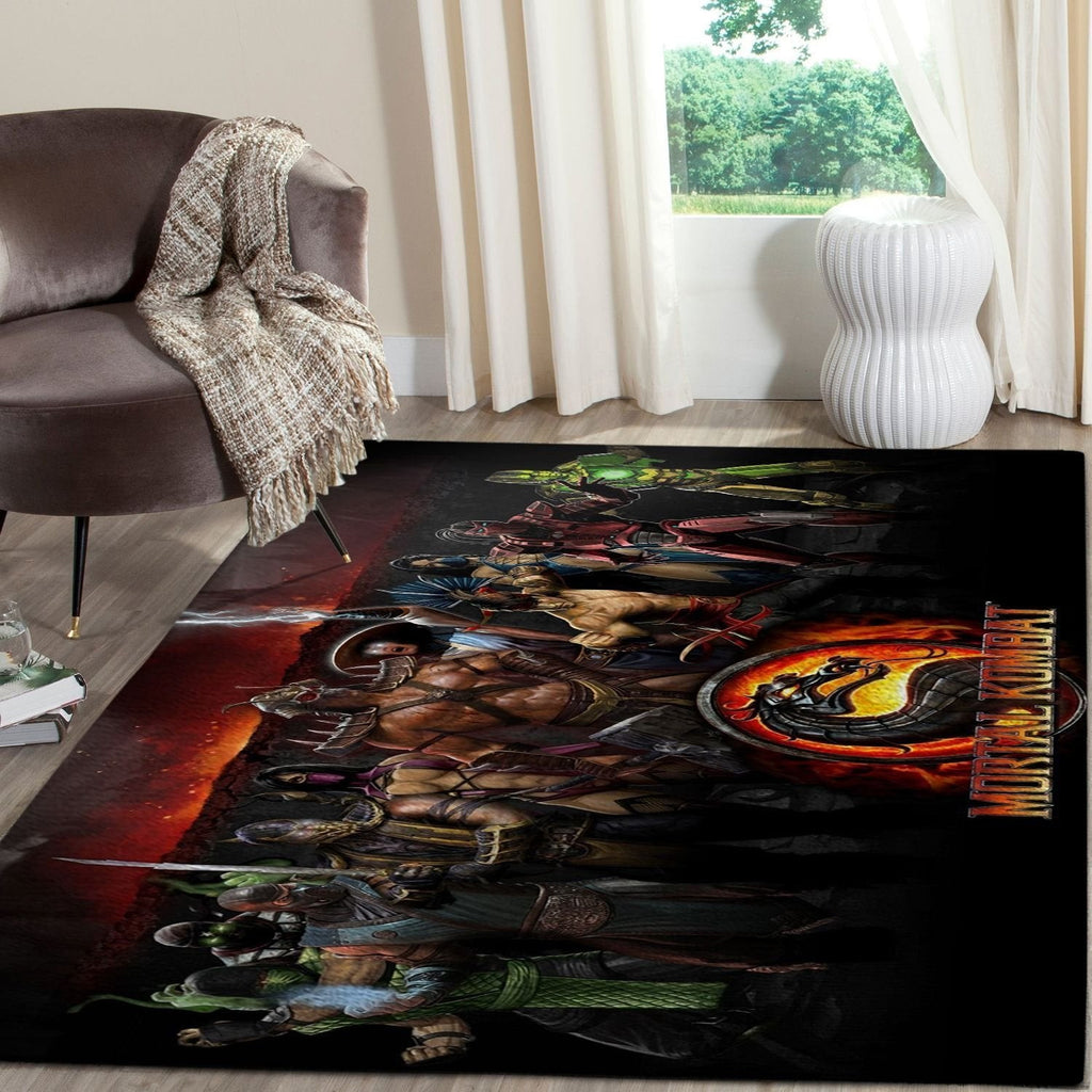 Mortal Kombat Fn050215 Spielbereich Teppich, Teppiche - Outdoor Teppich, Teppich Wohnzimmer, Küchenteppich, Kinderzimmer, Modern