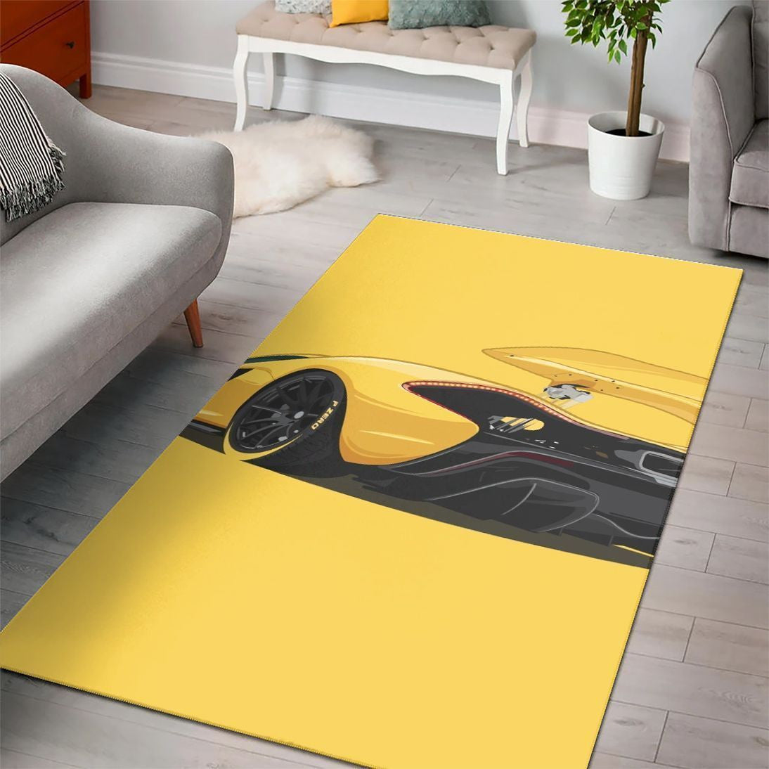 Mclaren Super Cars Fn210214 Bereich Teppich, Teppiche - Outdoor Teppich, Teppich Wohnzimmer, Küchenteppich, Kinderzimmer, Modern