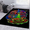 Rick and Morty 75 Area Floor Decor And Teppich, Teppiche - Outdoor Teppich, Teppich Wohnzimmer, Küchenteppich, Kinderzimmer, Modern