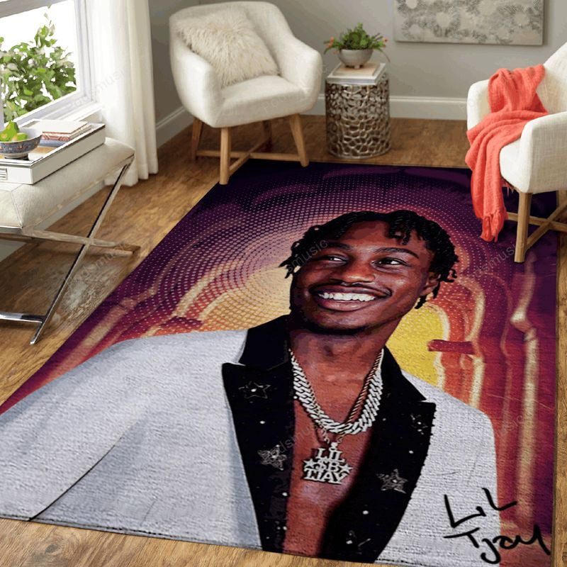 Lil Tjay Rap-Musik Teppich, Teppiche - Outdoor Teppich, Teppich Wohnzimmer, Küchenteppich, Kinderzimmer, Modern