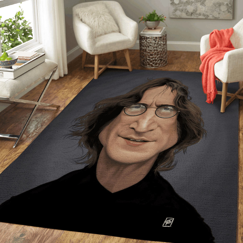 John Lennon Beatles-Rockband 1960 Teppich, Teppiche - Outdoor Teppich, Teppich Wohnzimmer, Küchenteppich, Kinderzimmer, Modern