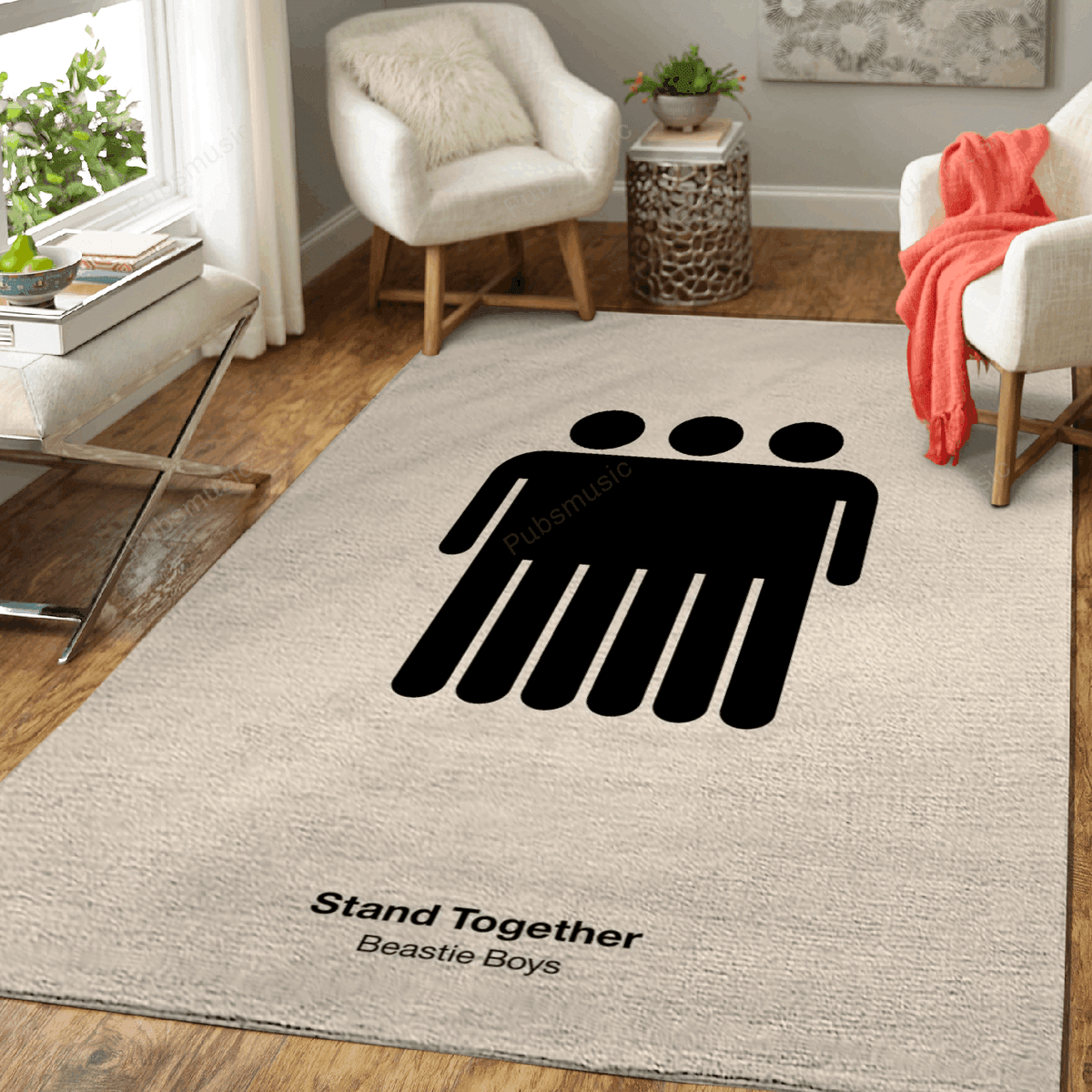 Stand Together Musik für Fans Teppich, Teppiche - Outdoor Teppich, Teppich Wohnzimmer, Küchenteppich, Kinderzimmer, Modern