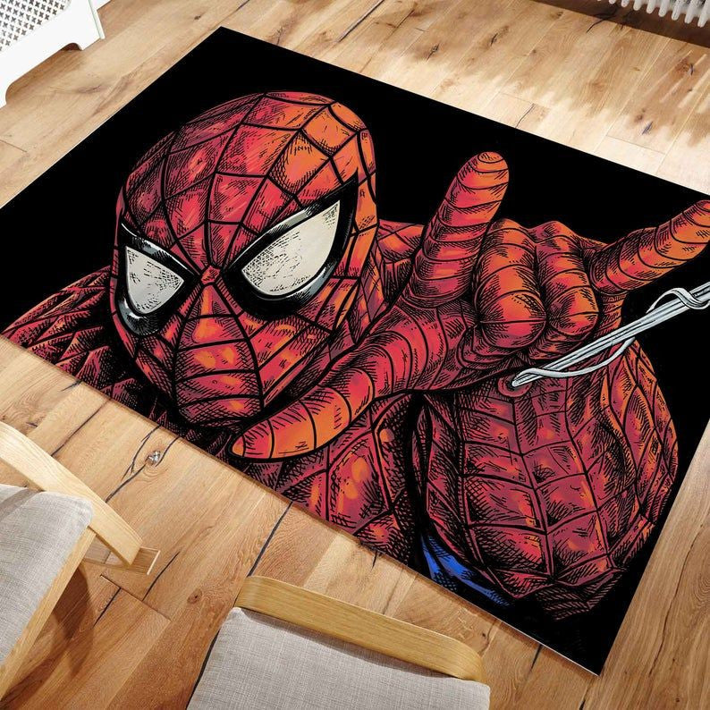 Spider-Man-Wunder 34 Teppich, Teppiche - Outdoor Teppich, Teppich Wohnzimmer, Küchenteppich, Kinderzimmer, Modern