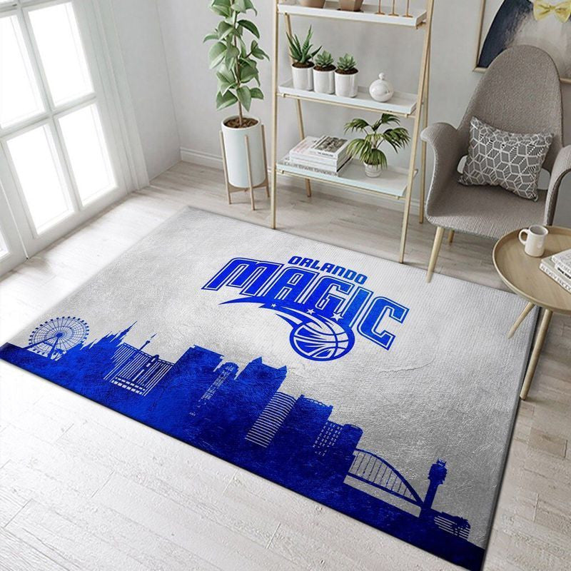 Orlando Magic NBA 8 Teppich, Teppiche - Outdoor Teppich, Teppich Wohnzimmer, Küchenteppich, Kinderzimmer, Modern