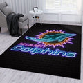 Miami Dolphins NFL 10 Teppich, Teppiche - Outdoor Teppich, Teppich Wohnzimmer, Küchenteppich, Kinderzimmer, Modern