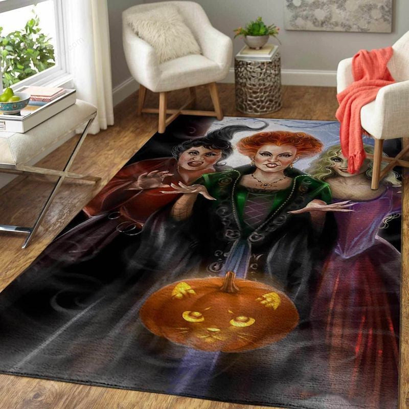 Sanderson Sisters Hocus Pocus Movie Halloween Special Teppich, Teppiche - Outdoor Teppich, Teppich Wohnzimmer, Küchenteppich, Kinderzimmer, Modern
