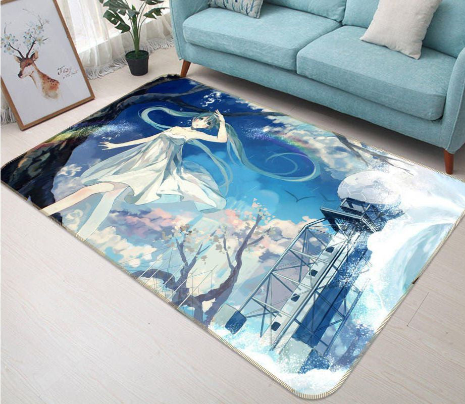 Hatsune Miku-Anime 37 Teppich, Teppiche - Outdoor Teppich, Teppich Wohnzimmer, Küchenteppich, Kinderzimmer, Modern