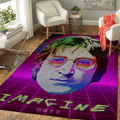 John Lennon Stellen Sie sich das Popart-Viertel der Beatles vor Teppich, Teppiche - Outdoor Teppich, Teppich Wohnzimmer, Küchenteppich, Kinderzimmer, Modern