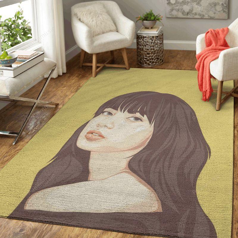 Lisa von Black Pink Musiker Teppich, Teppiche - Outdoor Teppich, Teppich Wohnzimmer, Küchenteppich, Kinderzimmer, Modern