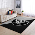 Bodendekoration im Oakland Raiders-Bereich und Teppich, Teppiche - Outdoor Teppich, Teppich Wohnzimmer, Küchenteppich, Kinderzimmer, Modern
