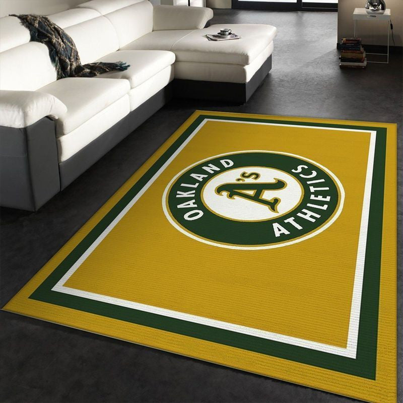 Oakland Athletics Mlb 8 Teppich, Teppiche - Outdoor Teppich, Teppich Wohnzimmer, Küchenteppich, Kinderzimmer, Modern