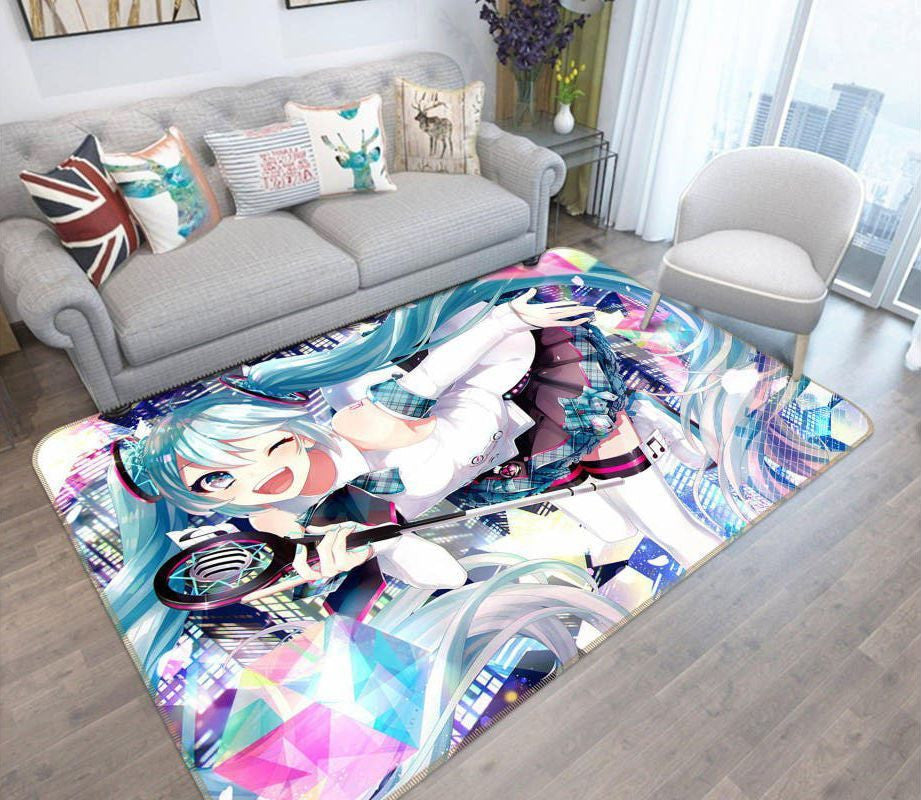Hatsune Miku-Anime 26 Teppich, Teppiche - Outdoor Teppich, Teppich Wohnzimmer, Küchenteppich, Kinderzimmer, Modern