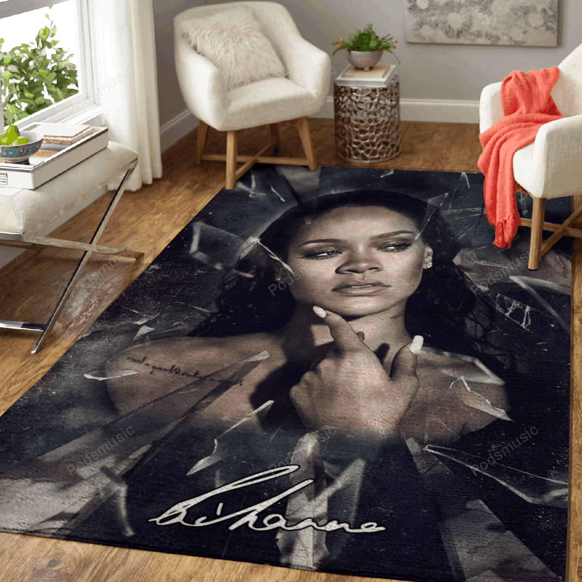 Rihanna Popmusik-Sammlung für Fans Teppich, Teppiche - Outdoor Teppich, Teppich Wohnzimmer, Küchenteppich, Kinderzimmer, Modern