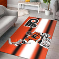 Philadelphia Flyers Area Nhl Eishockeymannschaft Logo012 Teppich, Teppiche - Outdoor Teppich, Teppich Wohnzimmer, Küchenteppich, Kinderzimmer, Modern