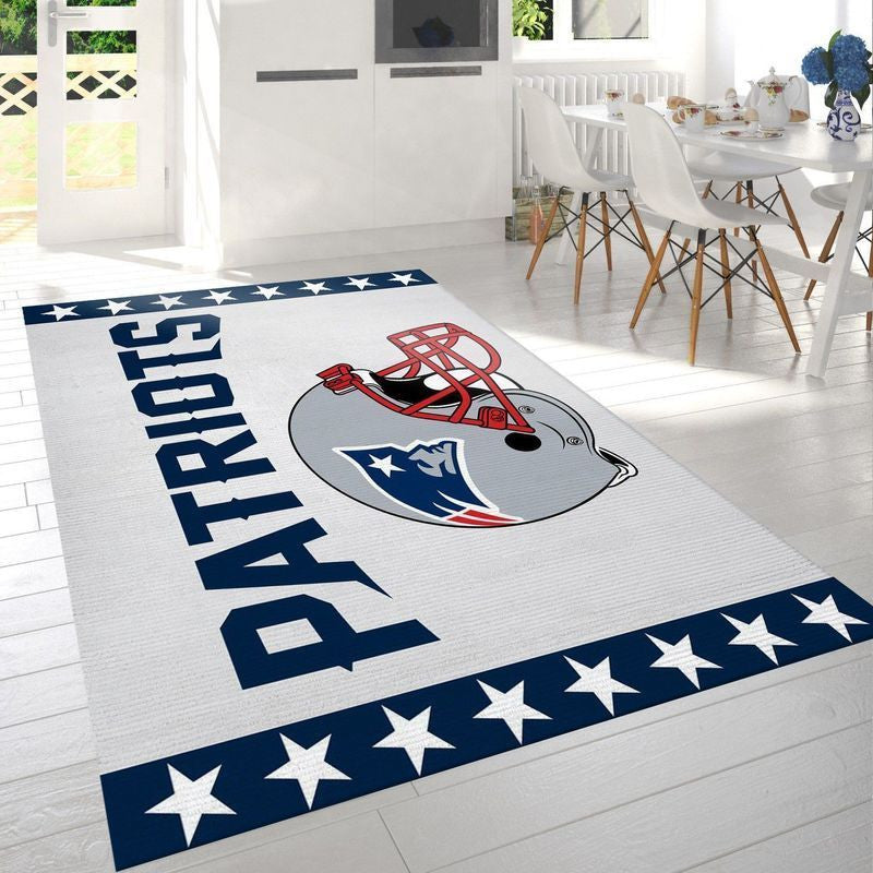 New England Patriots NFL 10 Teppich, Teppiche - Outdoor Teppich, Teppich Wohnzimmer, Küchenteppich, Kinderzimmer, Modern